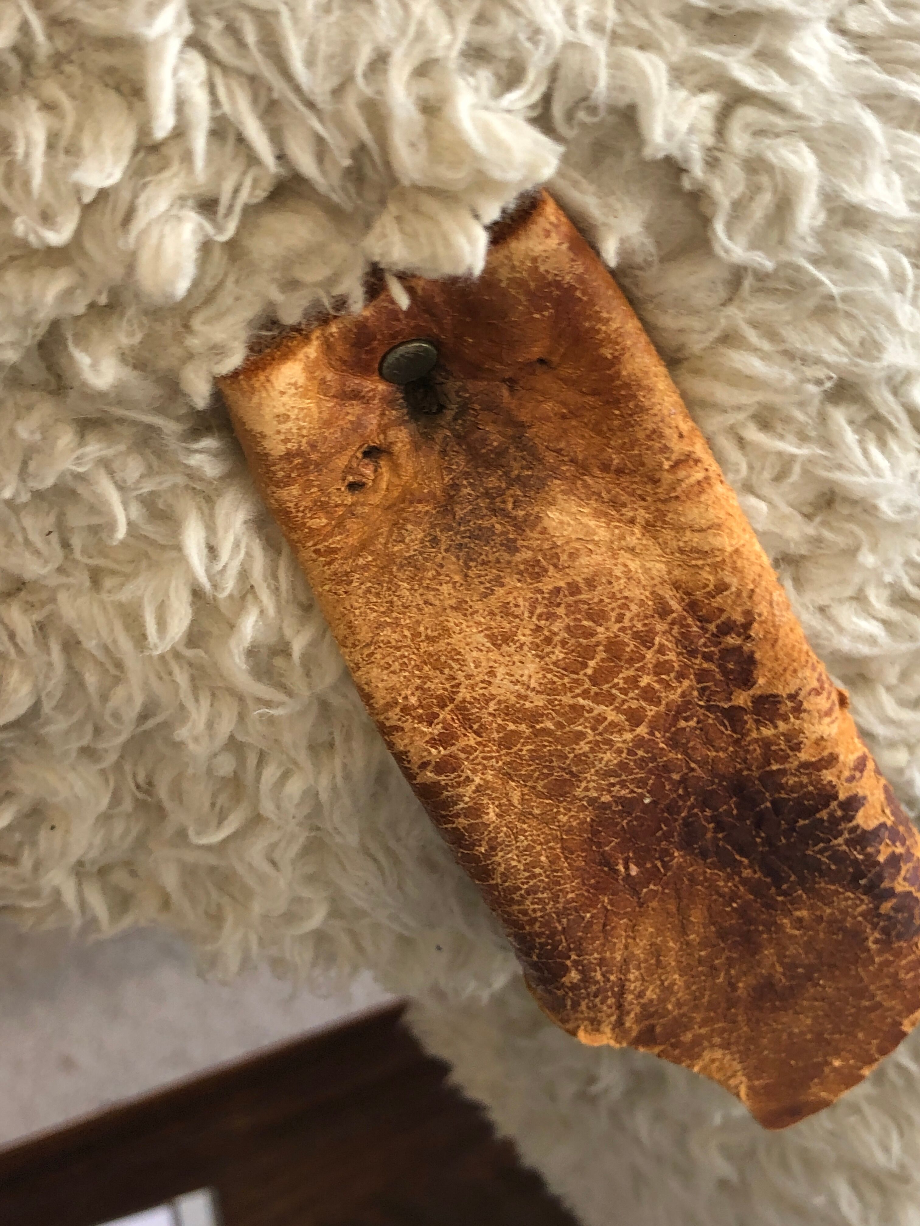 Sheep stool rests foot by Hans Peter Krafft. Edition Meier.