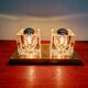 Double wall light Ice Cube, Peill & Putzler, 1970s