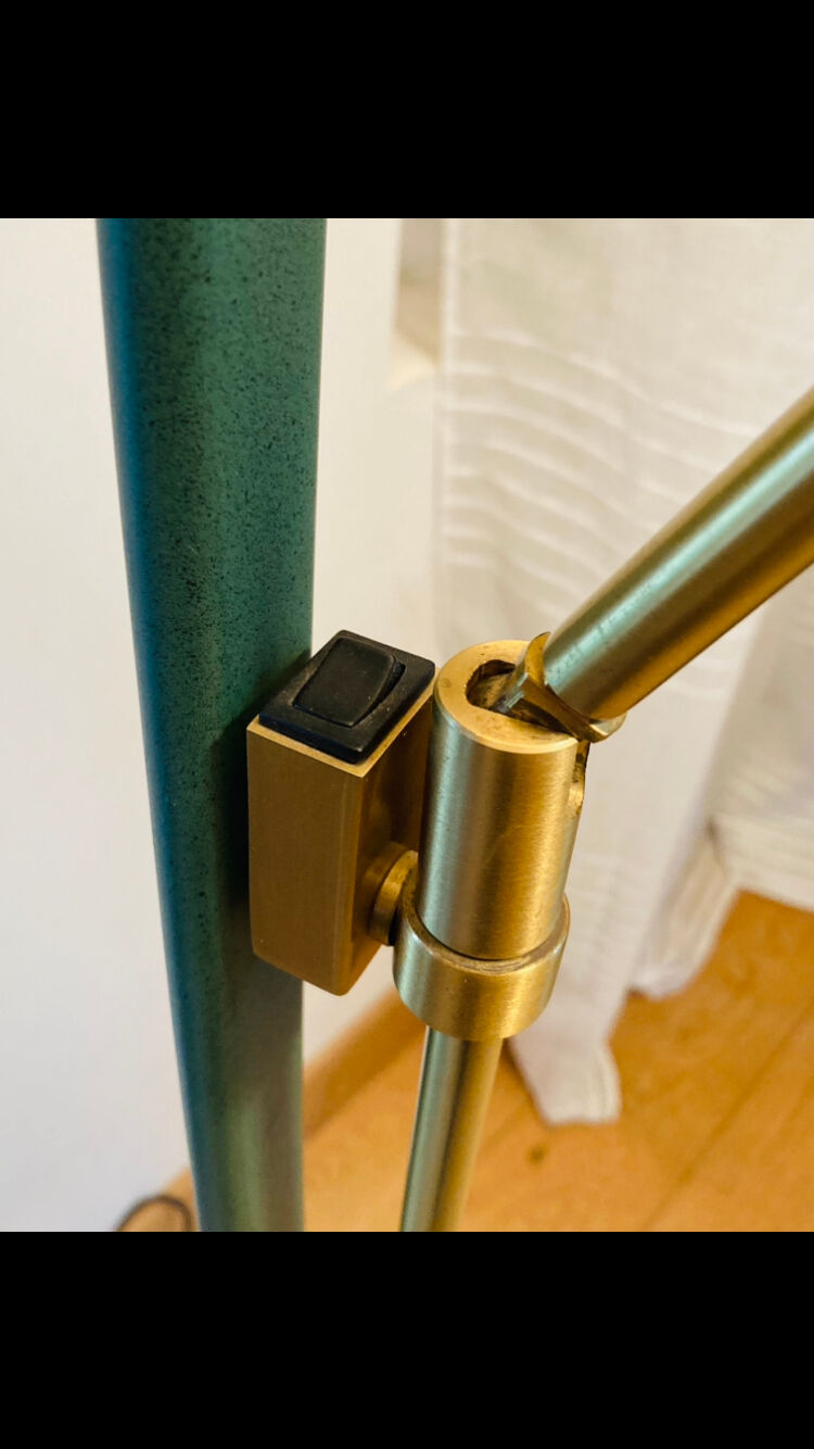 Floor lamp goupil creation made in france making halogen and e-reader (available)