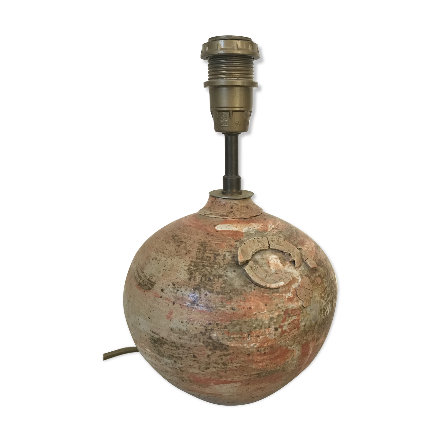 Vintage sandstone lamp foot