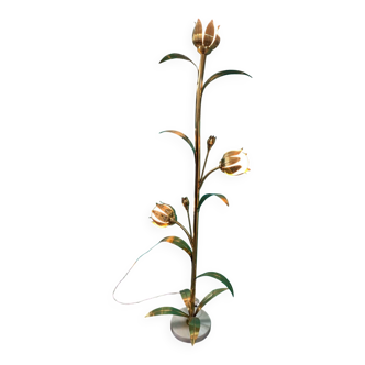 Vintage flower floor lamp