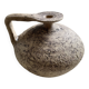 Antique Mediterranean terracotta jar H12.5cm