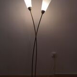 Rare Mid-century White Flower Floor Lamp by Zukov - 1960