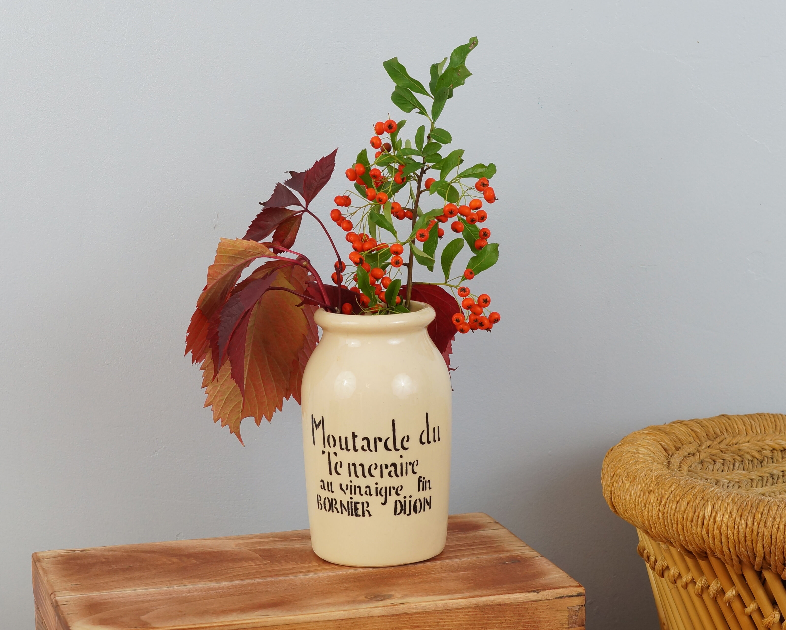 Mustard pot from Téméraire Dijon Vintage