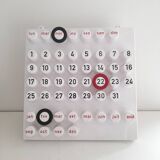 White space age perpetual calendar