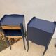 Pair of vintage oak bedside tables