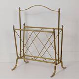 Brass magazine rack