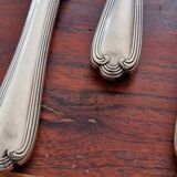 Ercuis - Set of 12 Sully model dessert knives - in silver metal