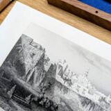 Jerusalem, Vintage engraving, printed in 1841.