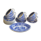 Service at Thé Villeroy & Boch in blue Burgenland porcelain