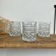 5 vintage whiskey glasses