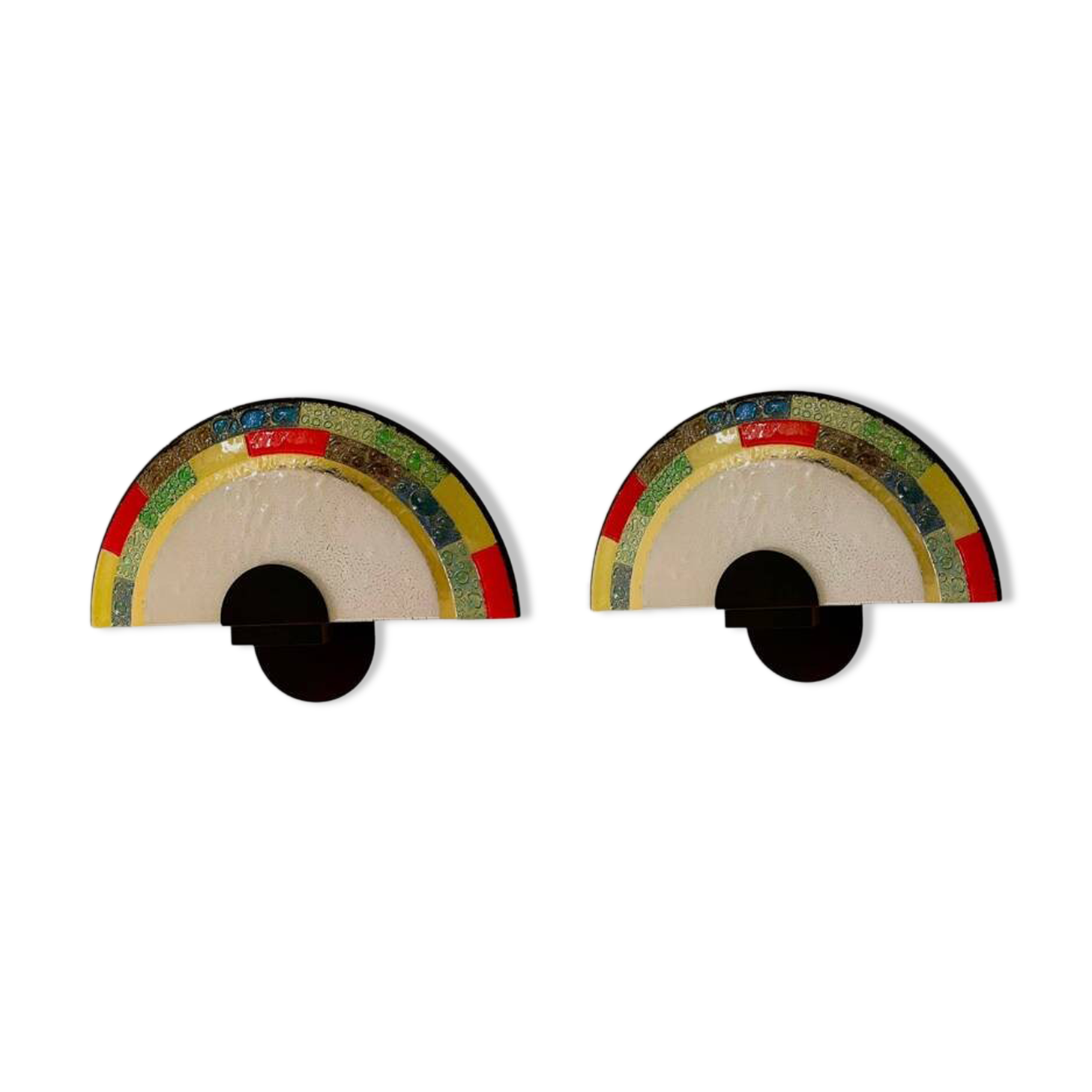 Murano wall lights by Zonca, large model, Italy 1980s
