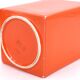 Orange ceramic box by Pino Spagnolo for Sicart Italy