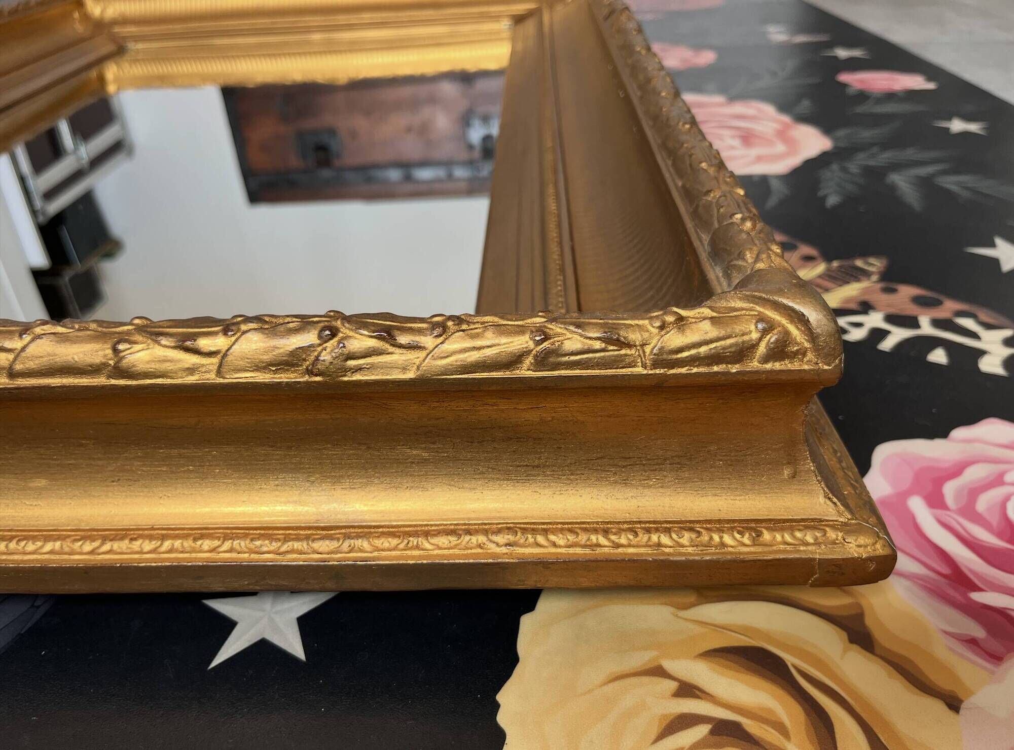 19th-century Victorian wall mirror