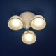 Gino Sarfatti metal and glass 'Le Sfere Plafone 2042/3' ceiling lamp for Arteluce