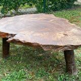 Elm wood table
