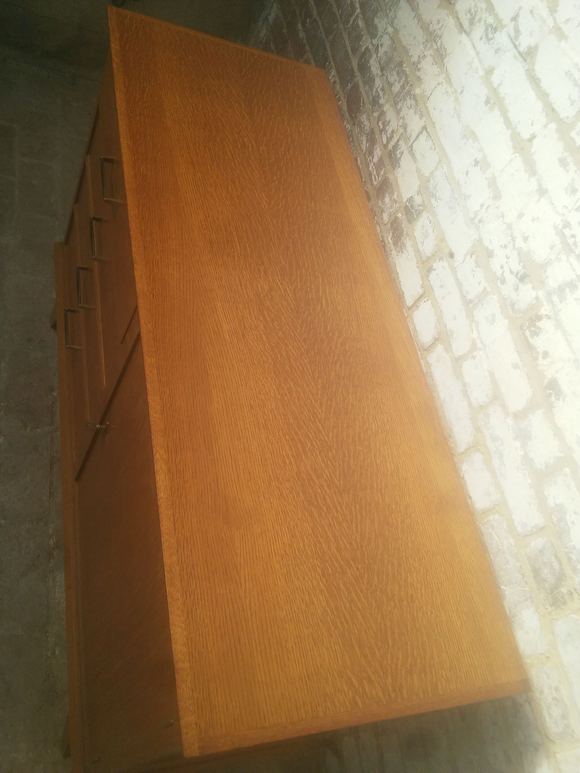 Scandinavian dresser with compass feet