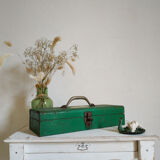 Green toolbox or case - metal