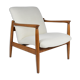 Polish icon, armchair model GFM-64, designed by E.Homa, 1960s, cream