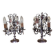 Pair of candelabra lamps
