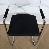 Office chair in chromed metal – xxth