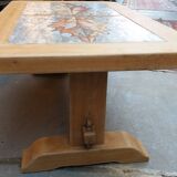 Wood and ceramic coffee table