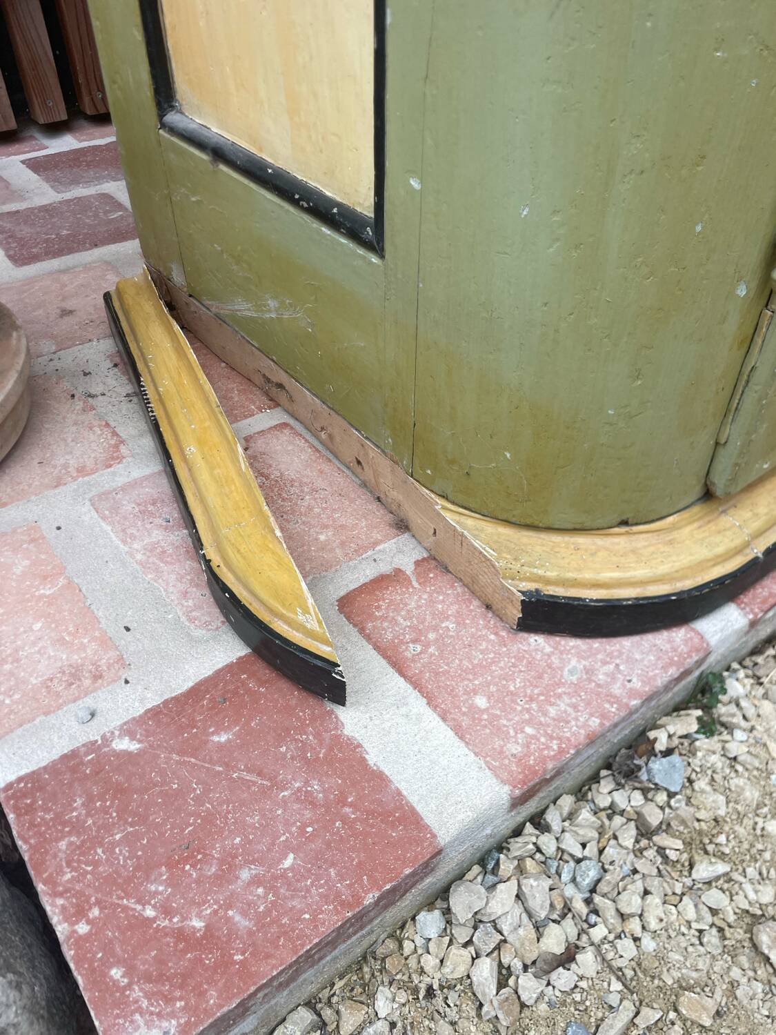 Large antique wardrobe