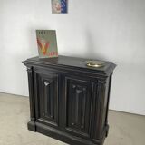 19th-century solid wood trade counter