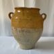 Glazed yellow confit pot – South-West of France – 19th century