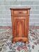 Blond solid cherry and veneer bedside table, Louis Philippe, period X.
