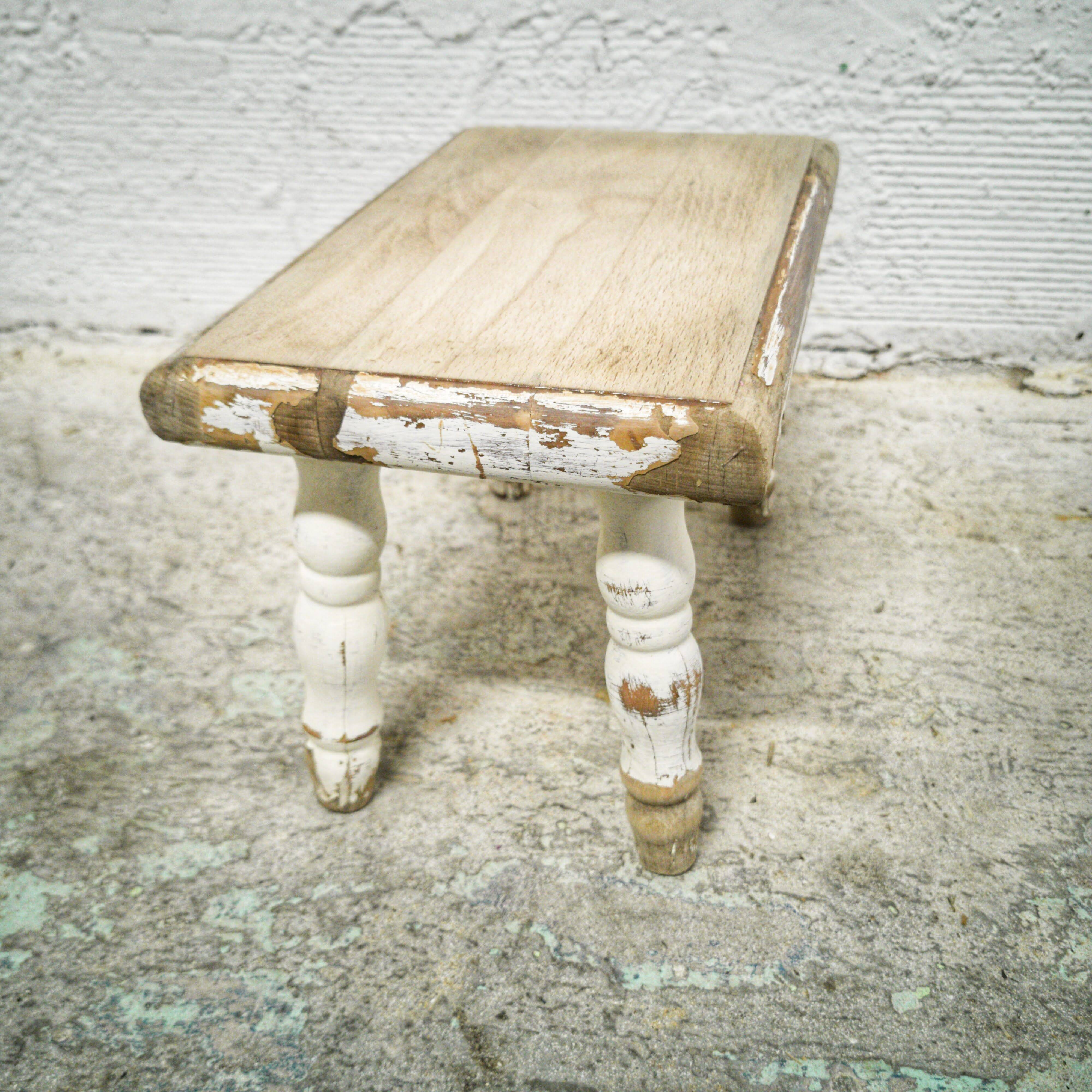 Small wooden stool / footrest