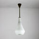 Vintage opaline milk glass pendant lamp
