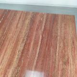 Travertine coffee table red design