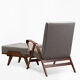 Tatra armchair with footrest