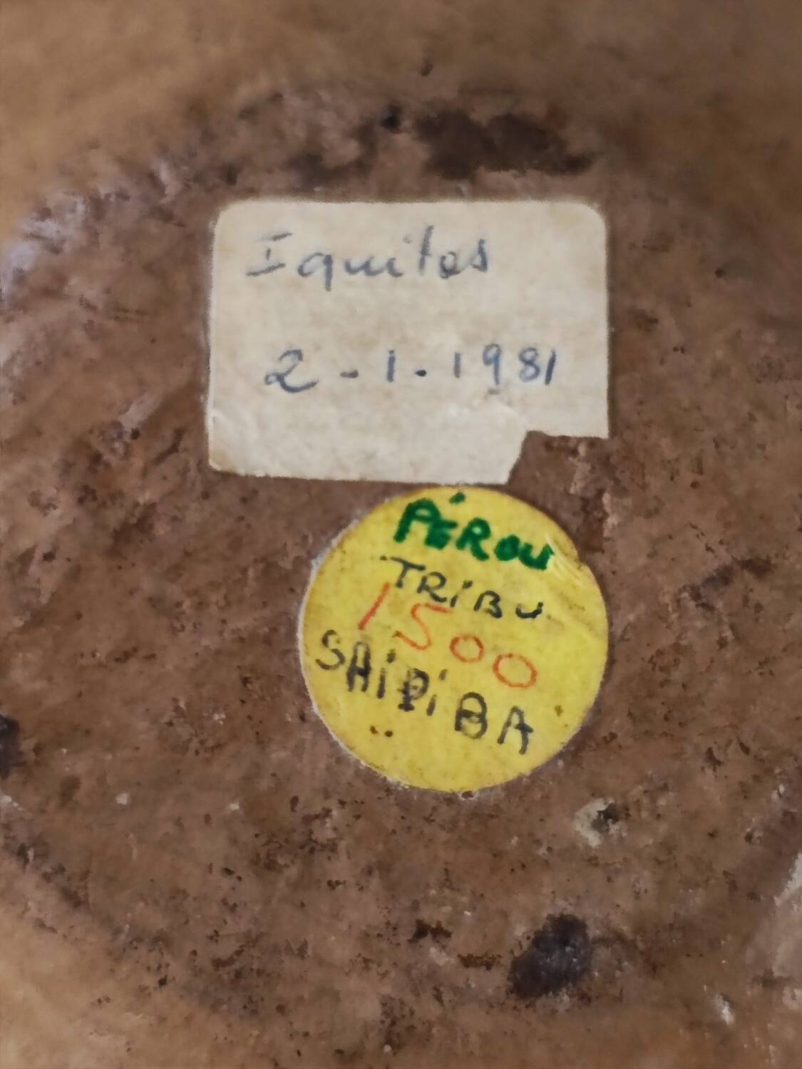 Peruvian Shipibos pottery vase