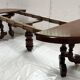Napoleon III central leg table, solid mahogany, 19th century