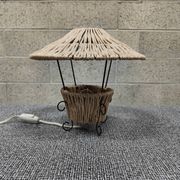 Metal and rope lamp 1960