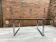 Vintage glass and chrome coffee table. Model K831 by KF Möller.