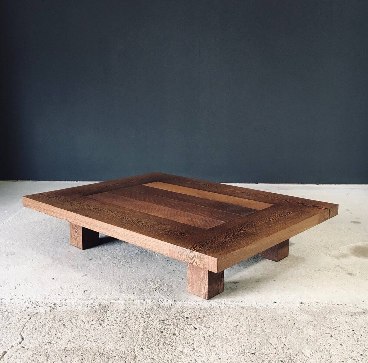Postmodern Wengé Coffee Table, 1990s