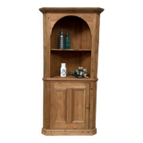 Vintage corner cabinet / pine corner cabinet