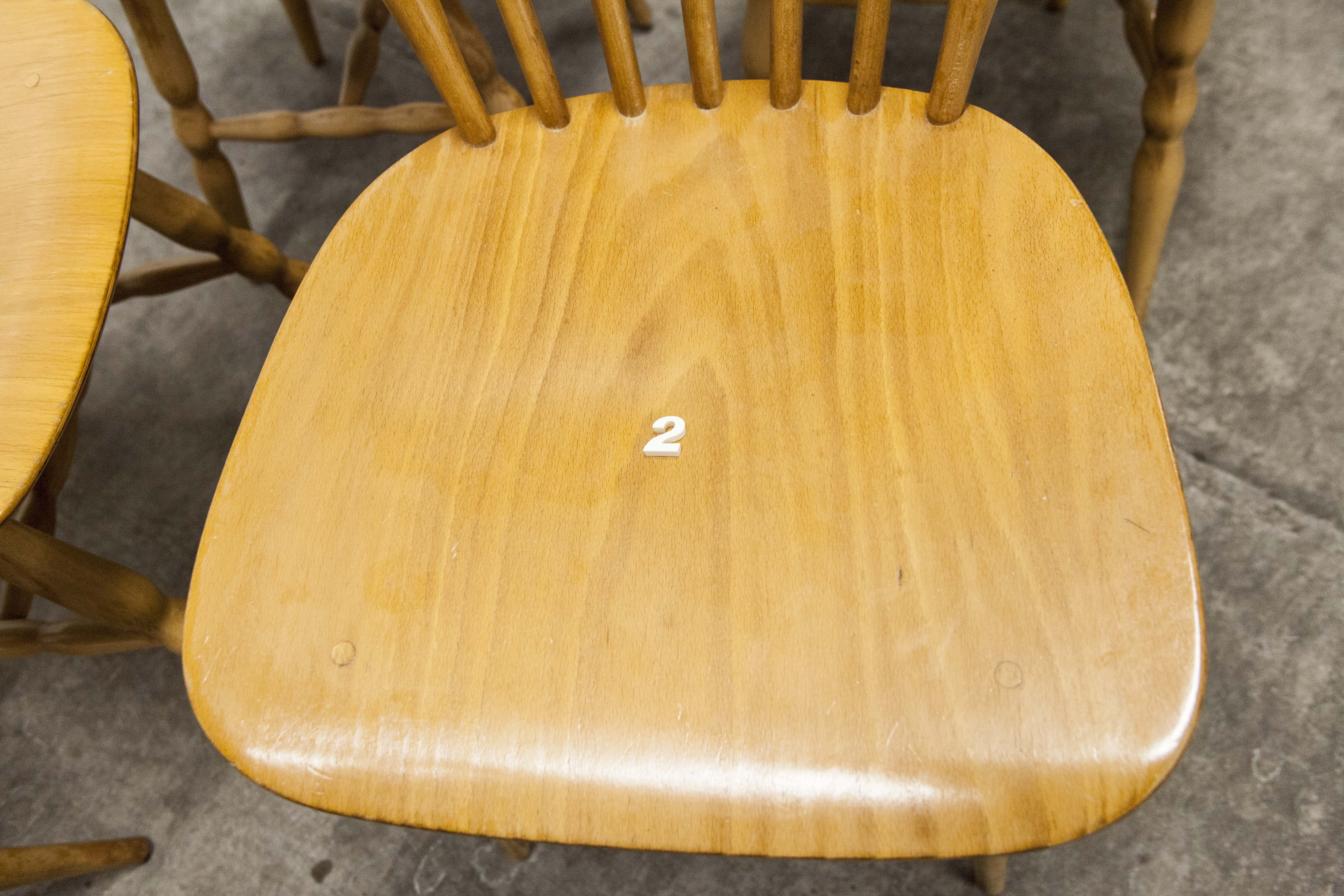 Set of 8 Baumann chairs "Florida"