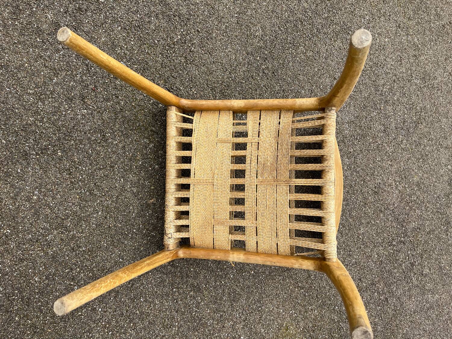 Pair of vintage Havana model chairs for Condorzio Sedie Frueli, Italy. 1960s