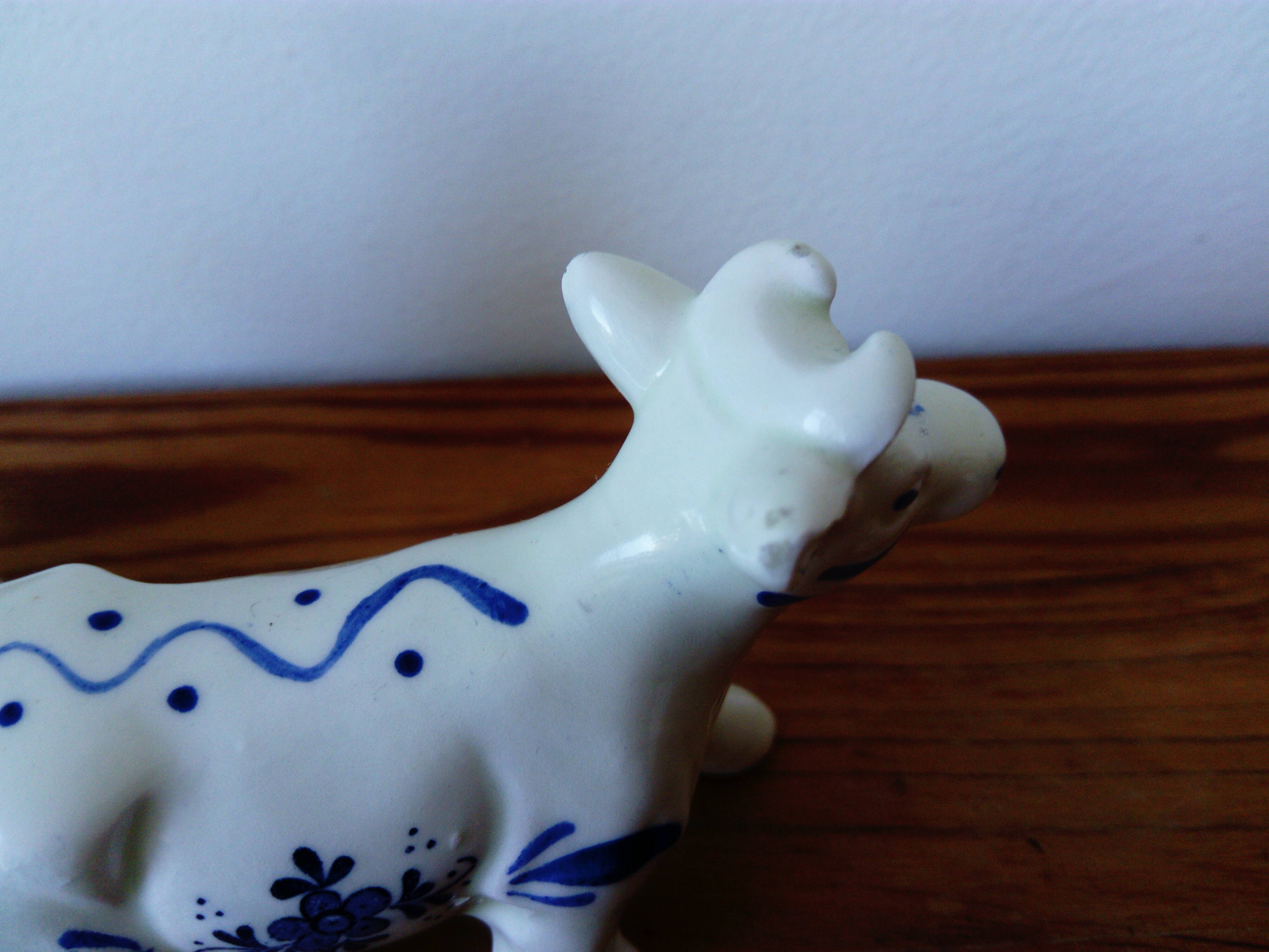 Delft Blue Cow Salt and Pepper Shakers