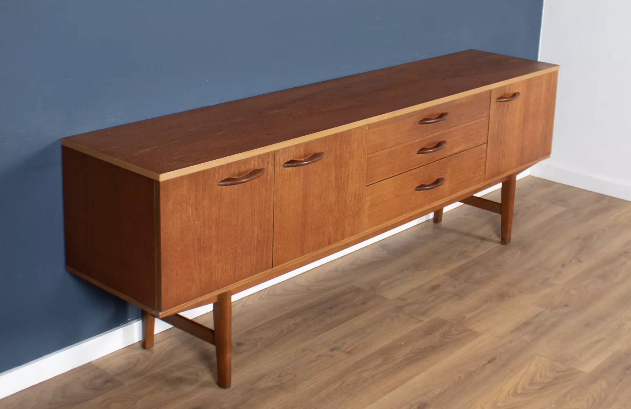 Avalon Scandinavian teak sideboard, Mid-Century (1960s)