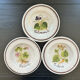 Collection of 3 botanical dishes made in Italy.