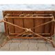 Table basse en bambou et rotin