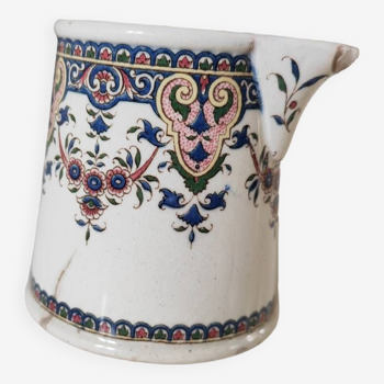 Sarreguemines milk jug