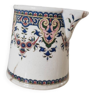 Sarreguemines milk jug