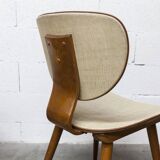 Pair of Baumann chairs No. 831 G1 "design Max Bill" 1960