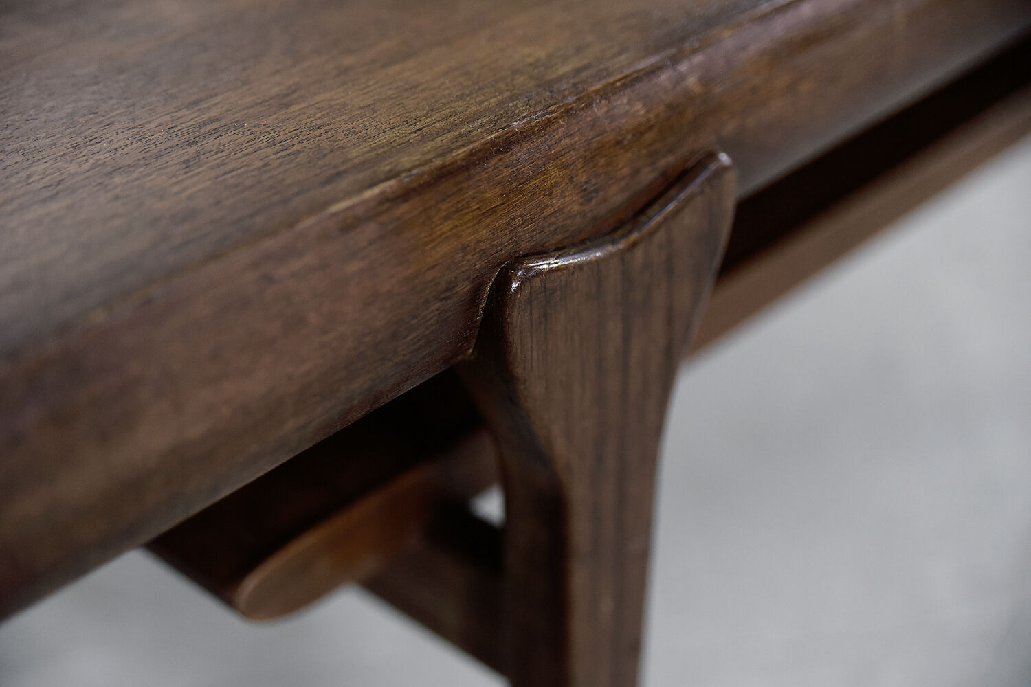 Danish extendable teak coffee table with drawer, 1960s